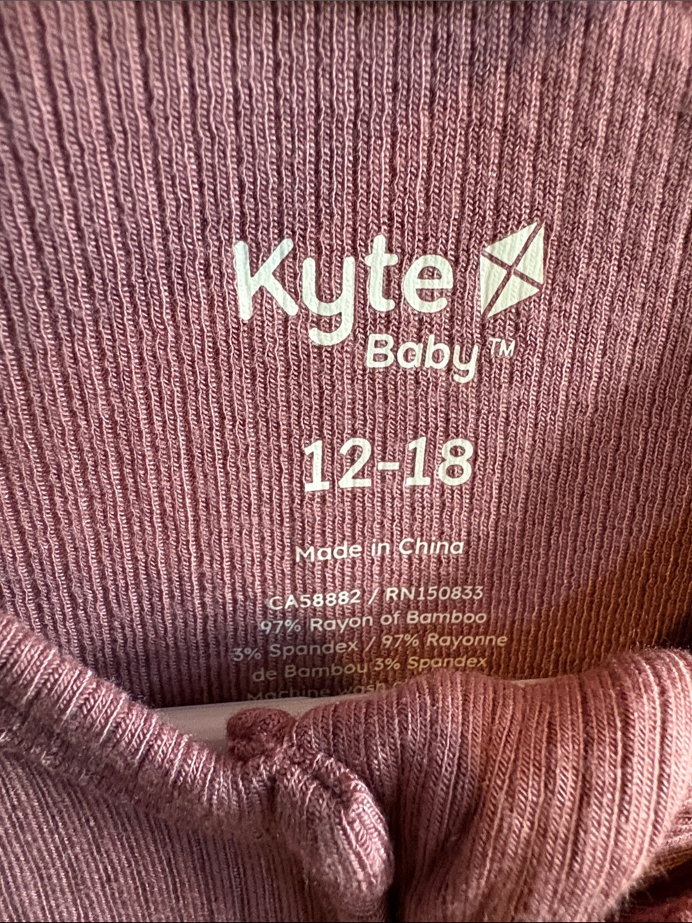 Kyte BABY Ruffle Zip Romper - Picture 4 of 5